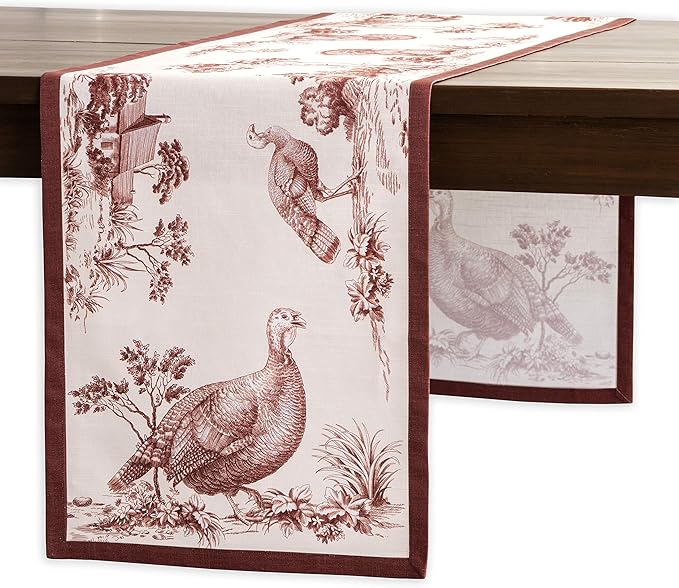 Maison d' Hermine Table Runner 100% Cotton Single Layer Table Runners 60 inches by MaisondHermine