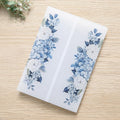 PONATIA 50PCS Vellum Jackets for 5x7 Invitation Cards- 135GSM Dusty Blue by ponatia