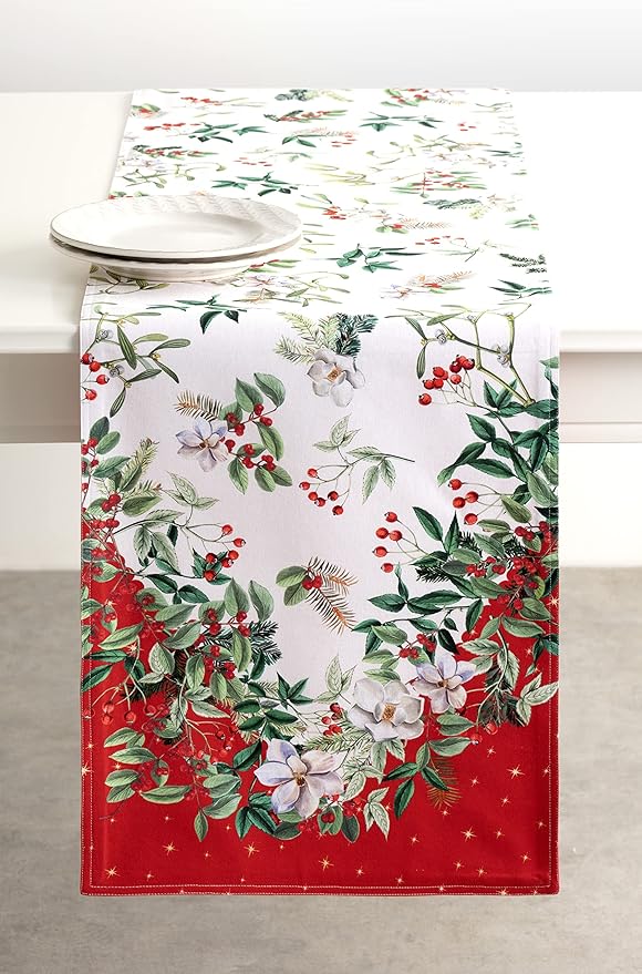 Maison d' Hermine Table Runner 100% Cotton Double Layer Table Runners 108 - Image 9