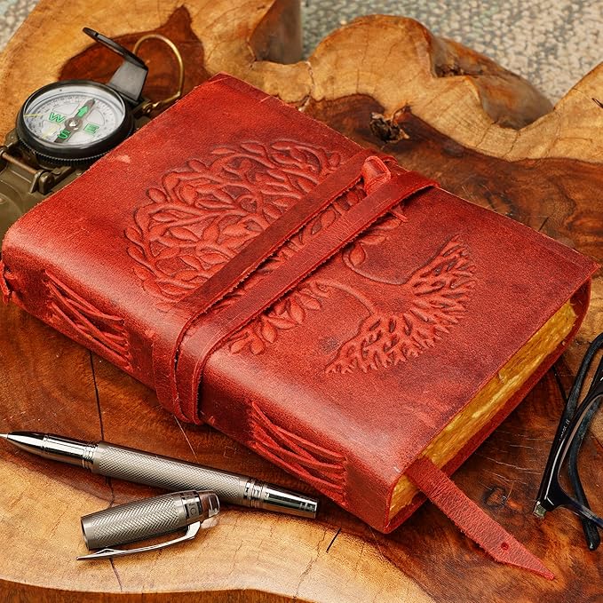 LUXEORIA Tree Of Life Leather Journal - Image 3