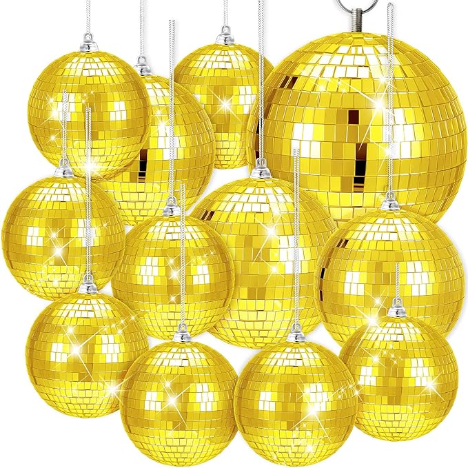 WILLBOND 12 Pack Disco Ball Mirror Ball by Willbond+Technology+Limited