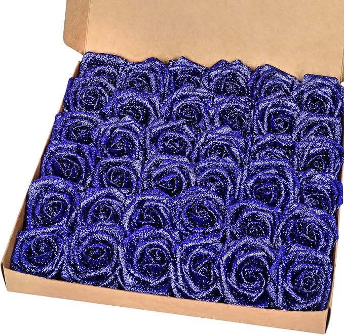 BLEUM CADE 36Pcs Artificial Flowers Fake Roses by BLEUMCADE
