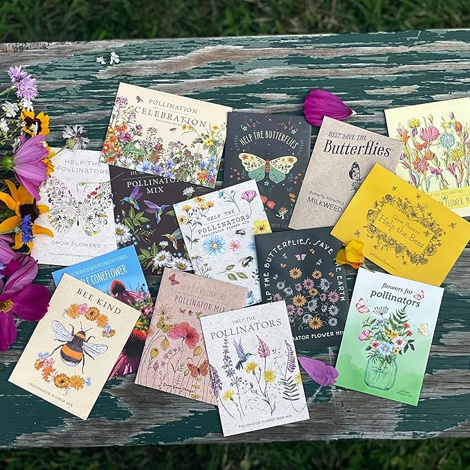 Bentley Wildflower Pollinator Mix, 25 Non-GMO Packets - Image 8