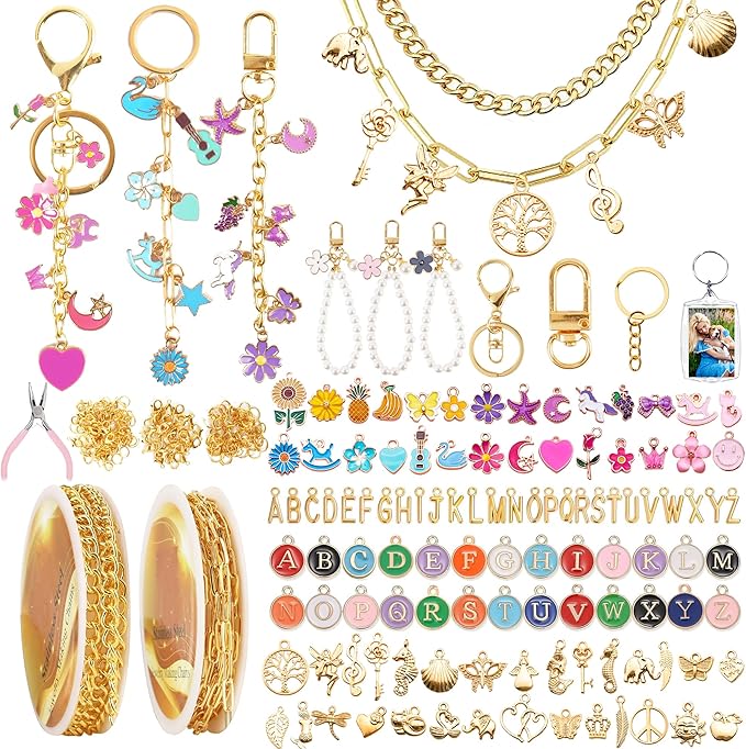 Namifin 384 Pcs Keychain Making Kit by NAMIFIN-FORYOURBEAUTYLOVE