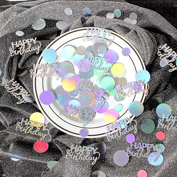 300PC Circle Dots Birthday Confetti - Image 4