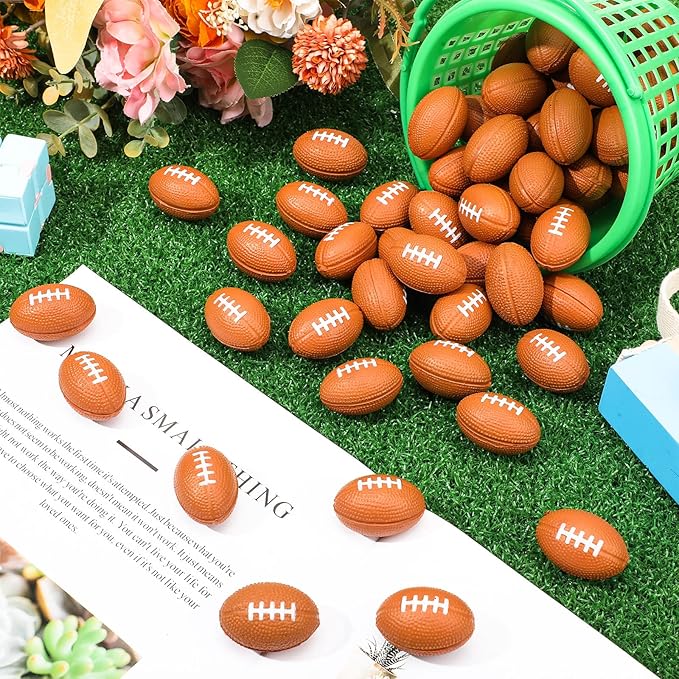 Jerify 120 Packs Mini Football Stress Ball, 1.46 Inch, PU Foam, Suitable - Image 7