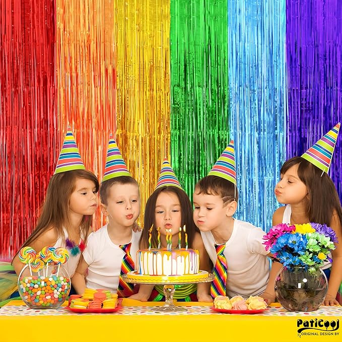 Rainbow Streamers Party Decorations - Image 7