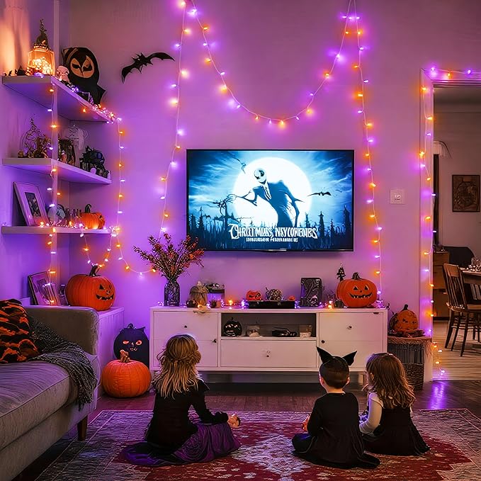 JMEXSUSS 163 FT 500 LED Halloween String Lights Indoor, 8 Modes Outdoor - Image 6