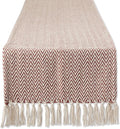 DII Woven Basic Tabletop Collection Chevron Table Runner by DII
