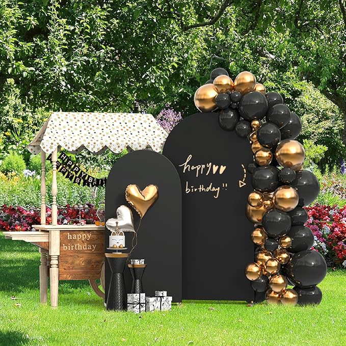 Set of 2 Arch Backdrop Cover, High Elastic Wrinkle-Resistant Arch Cover - Image 3