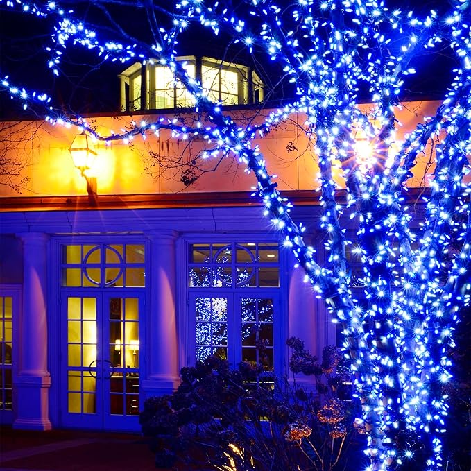 100 LED Christmas String Lights, 39FT Indoor Lights Plug-in - Image 3