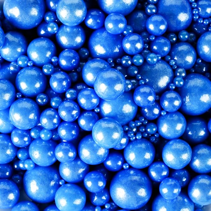 Kasvan Royal Blue Pearl Sugar Sprinkles - Image 2