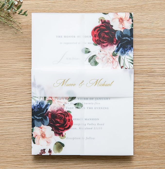 PONATIA 50 PCS 135gsm Vellum Jackets - Image 6