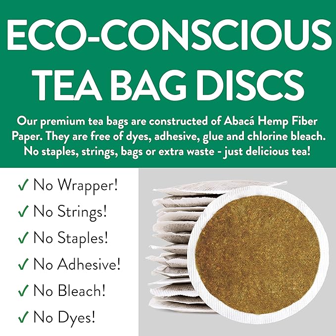 FGO Organic Ginger Tea, Eco-Conscious Tea Bags, Caffeine Free, Packaging May - Image 5