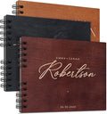 Personalized Wood Wedding Guest Book by Follow