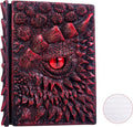 3D Dragon Eye Embossed Journal, Resin Engraving Notebook, Dnd notebook by LZlightactor