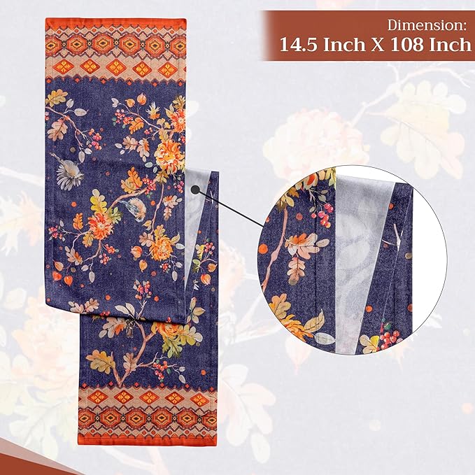 Maison d' Hermine Table Runner 100% Cotton Single Layer Table Runners 108 - Image 4