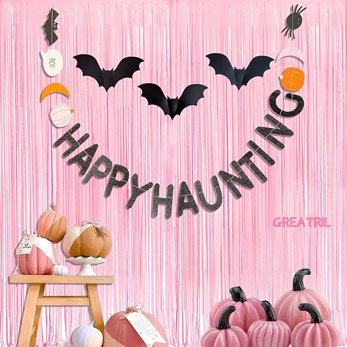 Pastel Pink Party Backdrop Decoration - Image 8