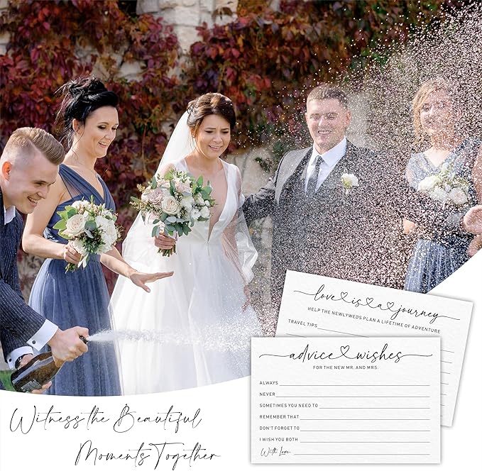 Wedding Advice Cards -Pack Of 30 Wishes - Image 5