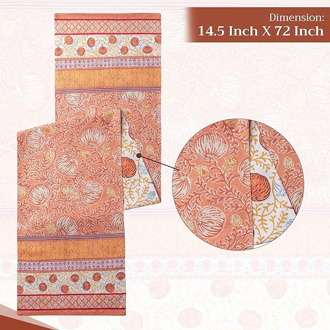 Maison d' Hermine Table Runner 100% Cotton Double Layer Table Runners 72 inches - Image 4