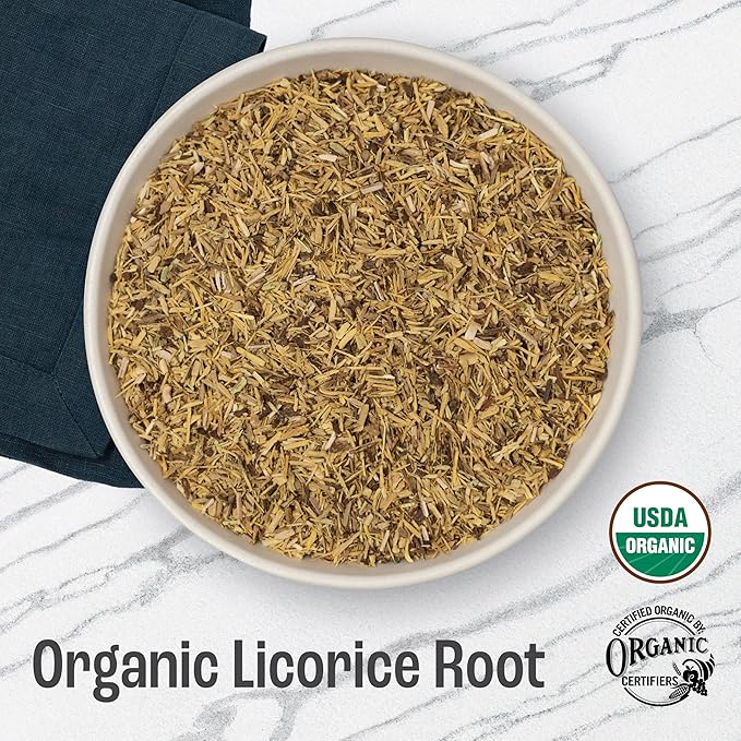 J MAC BOTANICALS Organic Licorice Root Tea, Cut and Sifted, Dried Herb - Image 2