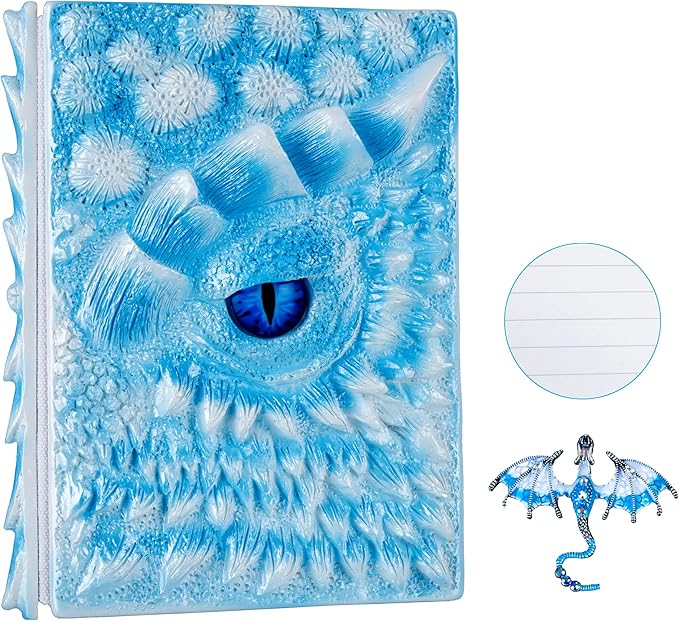 3D Dragon Eye Embossed Journal, Resin Engraving Notebook, Dnd notebook by LZlightactor
