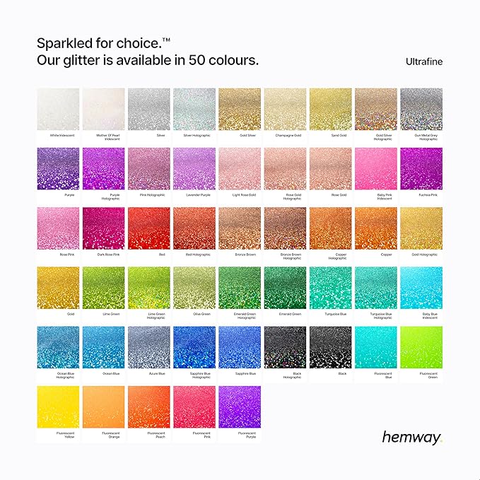 Hemway Eco Friendly Biodegradable Glitter 100g / 3.5oz Bio Cosmetic Safe - Image 5