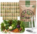 50 Winter Vegetable Garden Seeds Variety Pack by OrganoRepublic