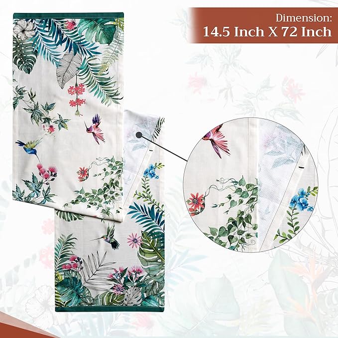Maison d' Hermine Table Runner 100% Cotton Single Layer Table Runners 72 inches - Image 4
