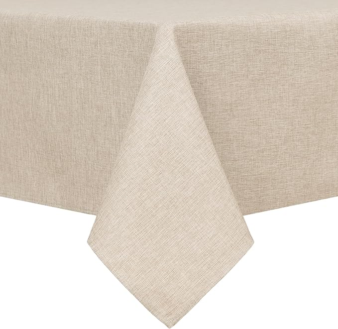 Hiasan Faux Linen Rectangle Tablecloth by Hiasan