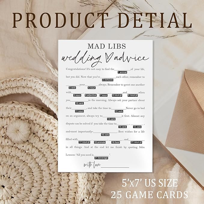 Wedding Advice Cards - Image 2