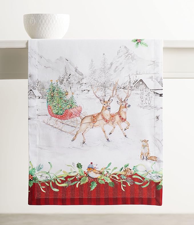 Maison d' Hermine Table Runner 100% Cotton Single Layer Table Runners 108 - Image 8