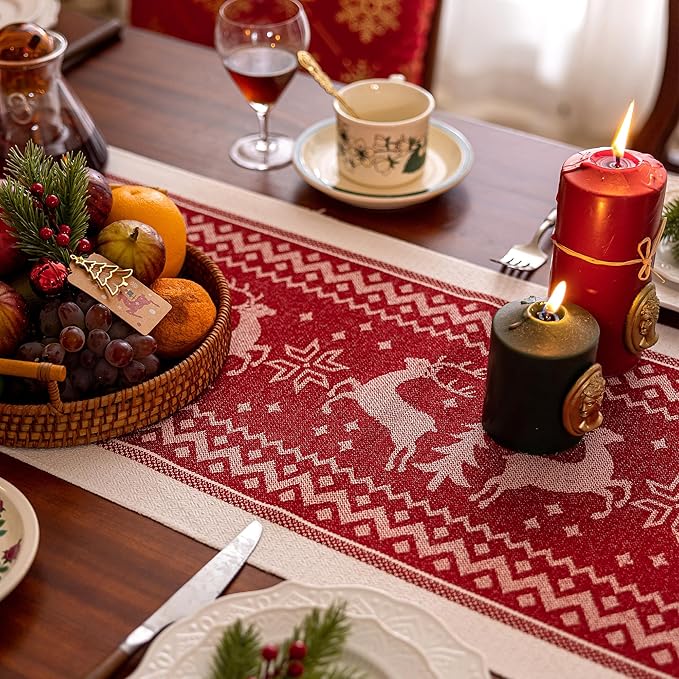 Table Runners 83 Inches, Elk Table Runner - Image 5