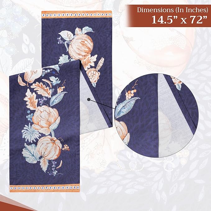 Maison d' Hermine Table Runner 100% Cotton Single Layer Table Runners 72 inches - Image 4