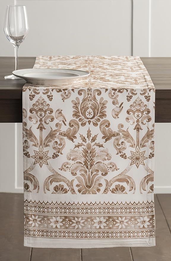 Maison d' Hermine Table Runner 100% Cotton Single Layer Table Runners 90 inches - Image 2