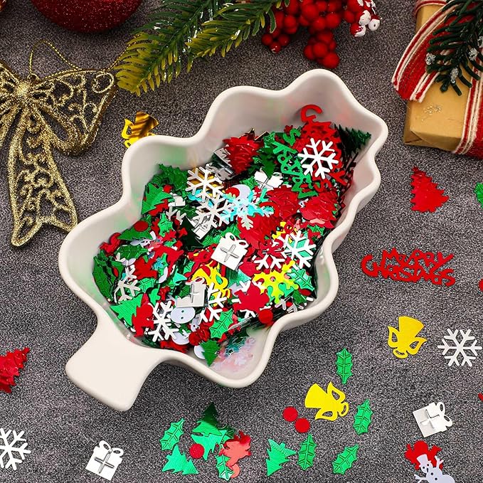 MARFOREVER Christmas Day Confetti Glitter Table Decorations Party Scatter - Image 4