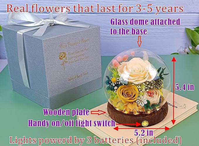 Valley of Rain & Forest Long-Lasting Real Flowers, Unique Floral Gift - Image 2