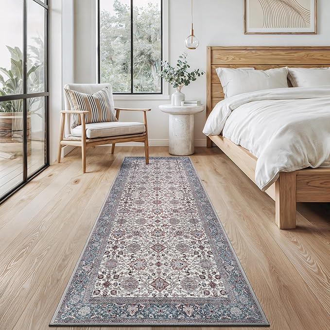 Bloom Rugs Washable Non-Slip 7 ft Runner - Image 7