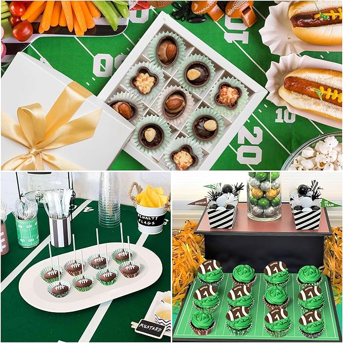 COcnny Football Mini Cupcake Liners - Image 7