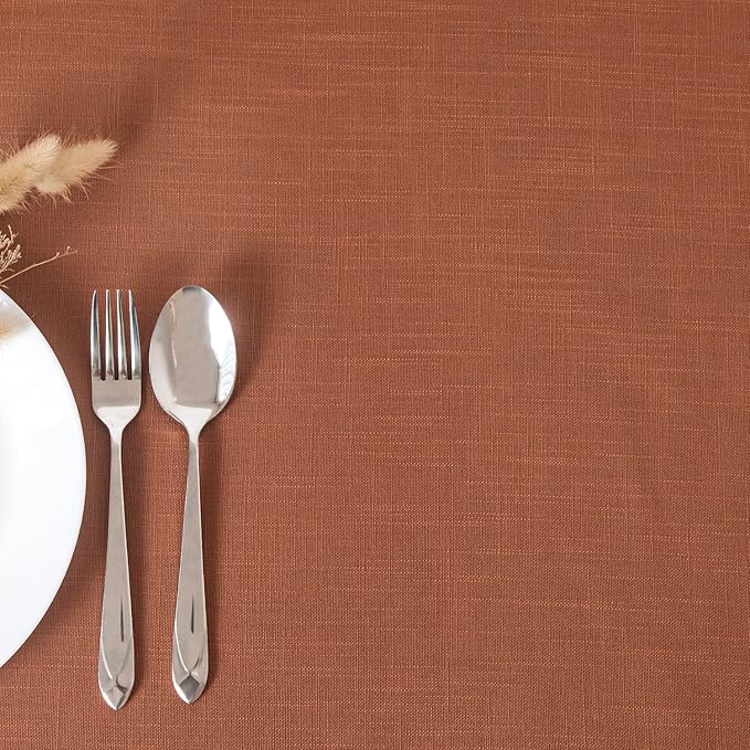 maxmill Lux Faux Linen Table Cloth - Image 4