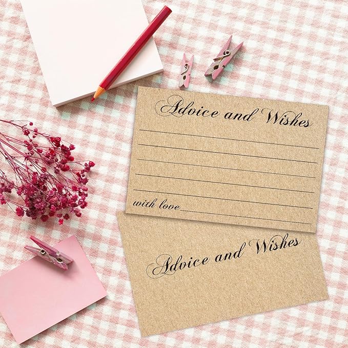 Advice and Wishes Cards, Double-sided Blank Cards Suitable - Image 4