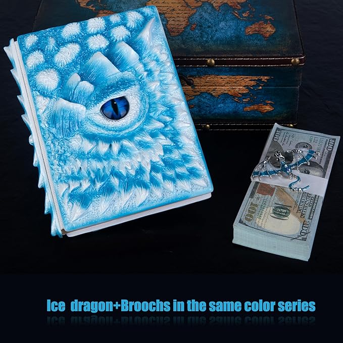 3D Dragon Eye Embossed Journal, Resin Engraving Notebook, Dnd notebook - Image 5