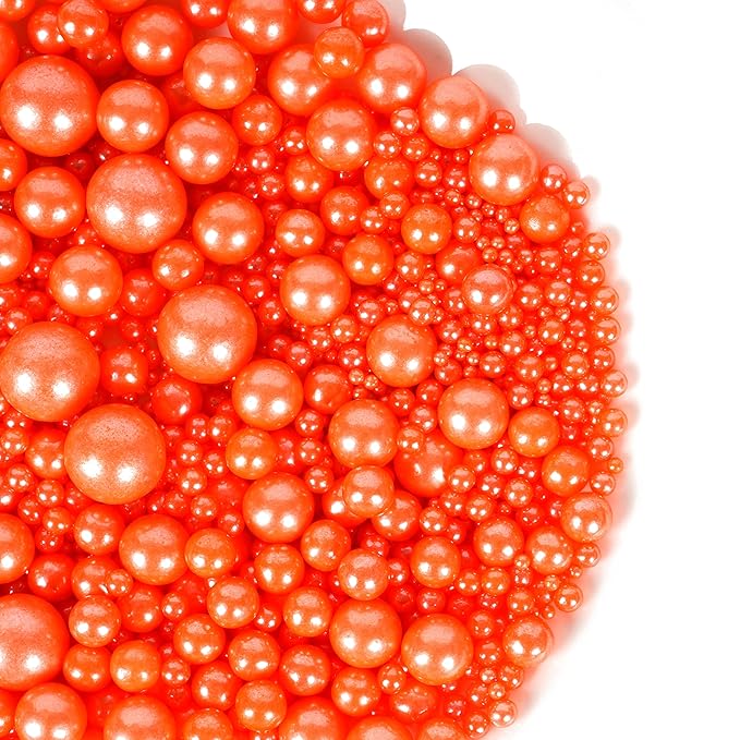 Kasvan Orange Pearl Sugar Sprinkles by KASVAN