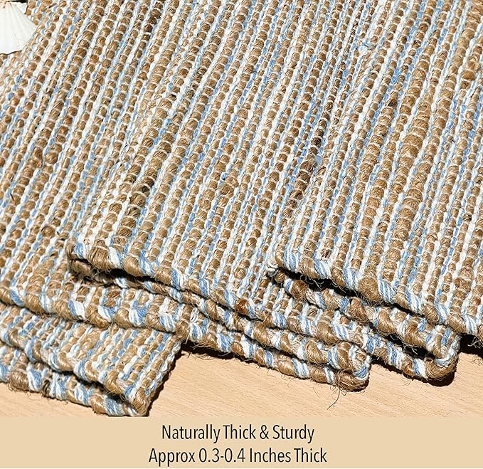 Chardin home Natural Jute Table Runner 13x48 Inch – Vintage Boho Rustic Table - Image 3
