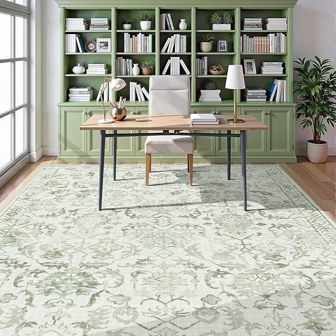 Sage Neutral Large Area Rug 9x12 - Image 4