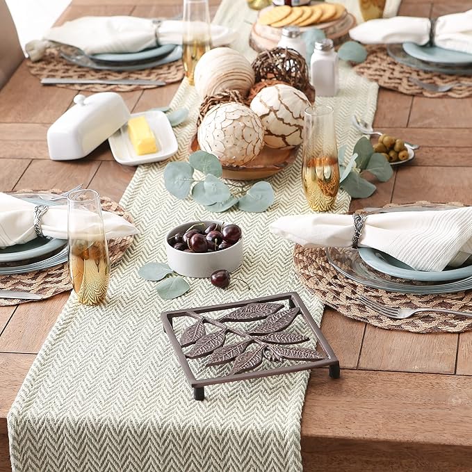 DII Woven Basic Tabletop Collection, Chevron Table Runner - Image 3