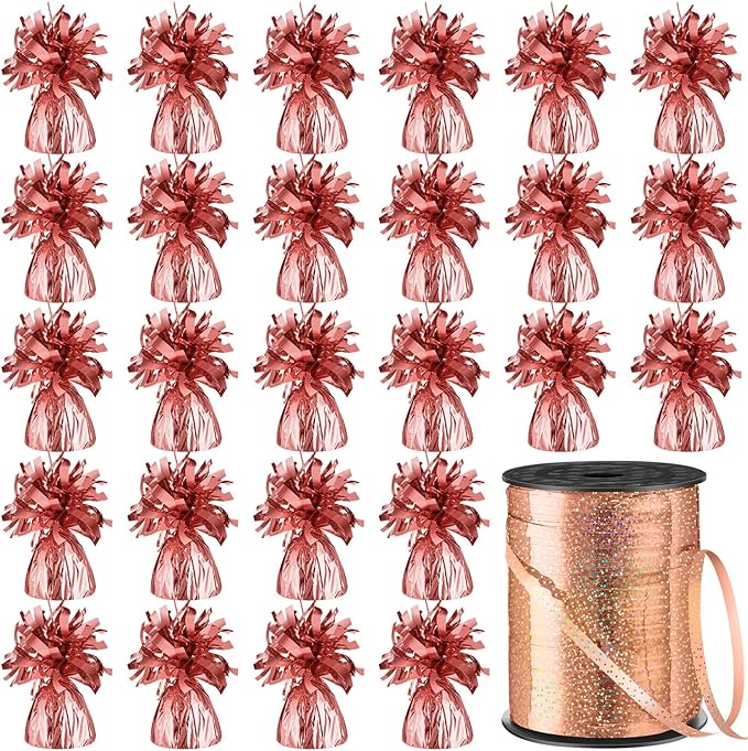 24 Pcs Balloon Weights Metallic Anchor Balloon Holder by Yunsailing