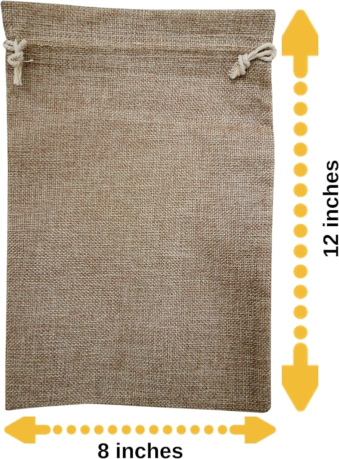 Supply Friend 25 Burlap Bags - Image 2
