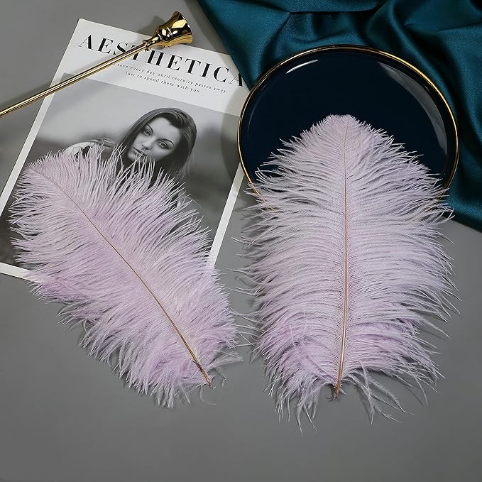 Ballinger Lavender Ostrich Feathers Bulk - Image 4