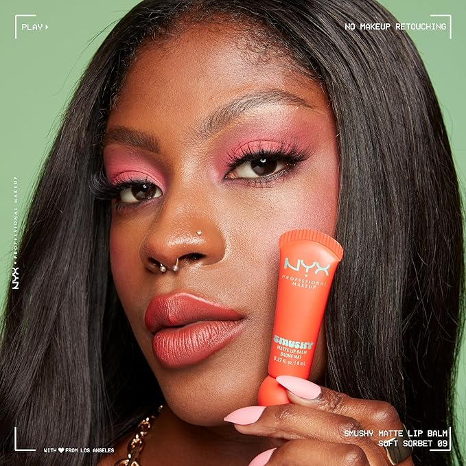 NYX PROFESSIONAL MAKEUP Smushy Matte Lip Balm, Tinted Lip Moisturizer - Image 6